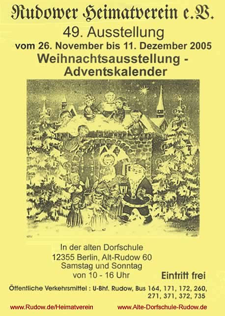 Weihnachtsausstellung 2005 - Adventskalender